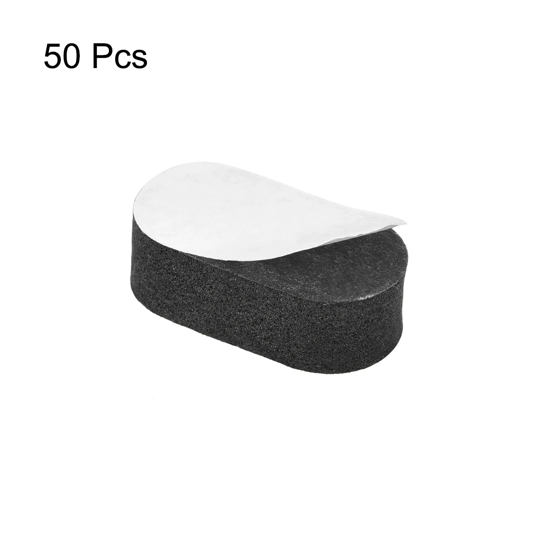 

Uxcell Sponge Landing Gear Skids Mat Feet Anti-Vibration Shockproof Mat Black - 50pcs