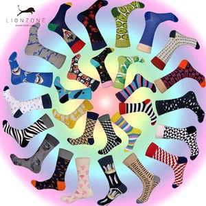 Уличная счастливые мужские носки бренд забавные 28 Цвета британский стиль дизайнерские счастливые носки из хлопка с длинными для девочек Chaussettes Homme с бабочками и цветами