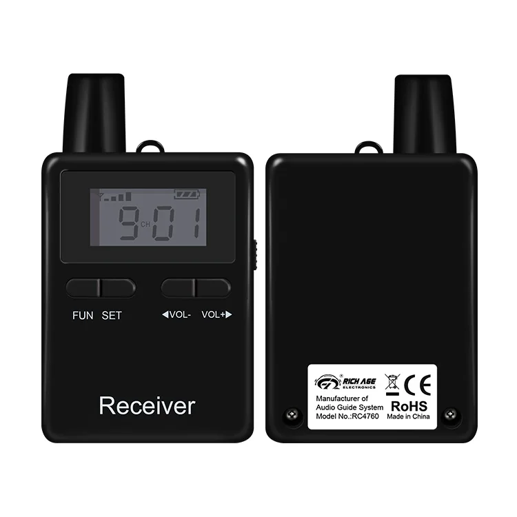 

Richitek RC2401 односторонняя звуковая Беспроводная система туристического гида 1 передатчик + 2 приемника для верховой езды