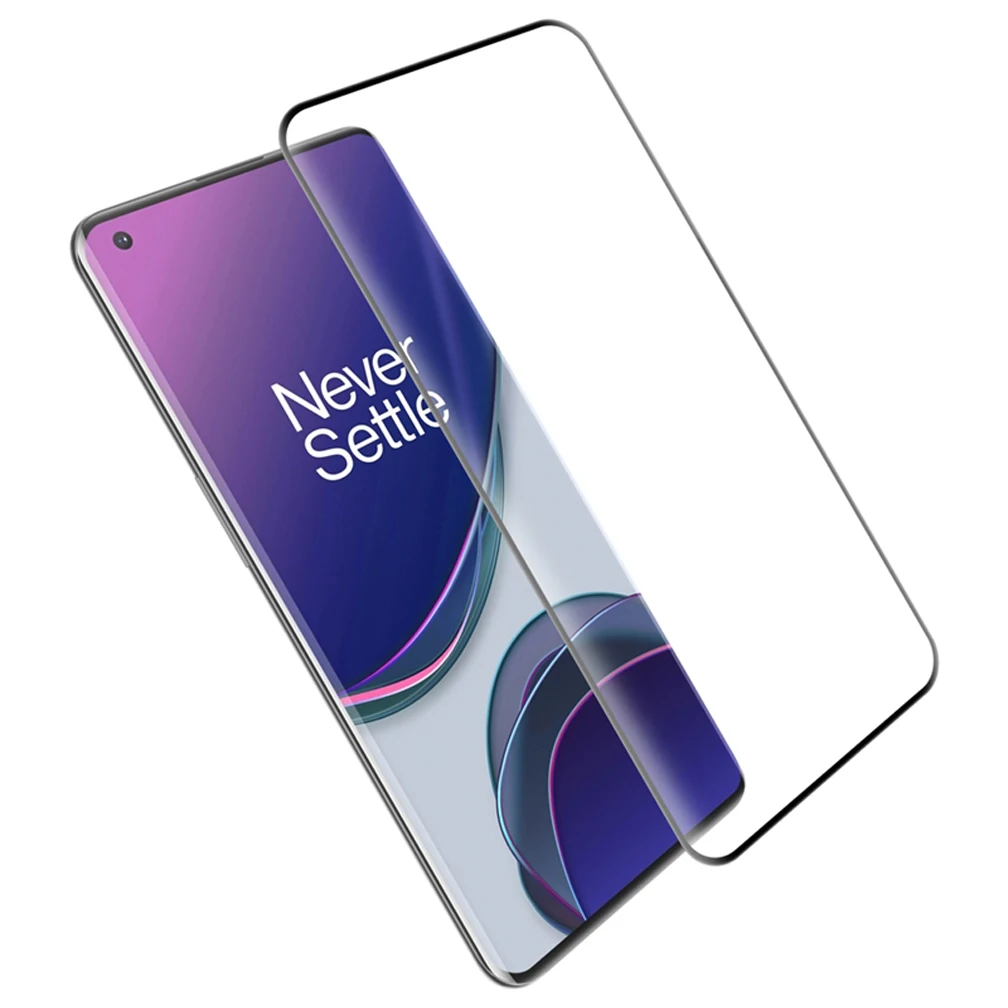 Nillkin-Protector de pantalla de vidrio templado para OnePlus 9 Pro, pel&iacute;cula de vidrio HD, 3D, DS + Max, borde redondo, para One Plus 9 Pro-2