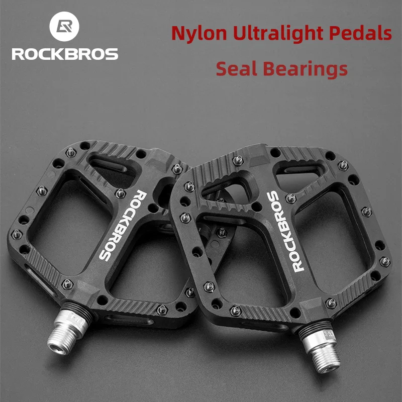 Педали велосипедные ROCKBROS с герметичными подшипниками DU Нескользящие прочные