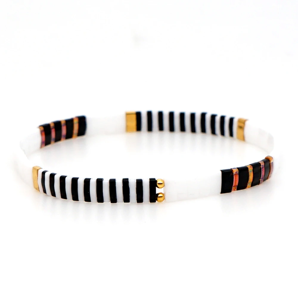 

Go2boho Rainbow Bracelet Miyuki Tila Bracelets Women New 2021 Glass Beads Jewelry Boho Summer Beach Pulseras Ladies Armband Gift