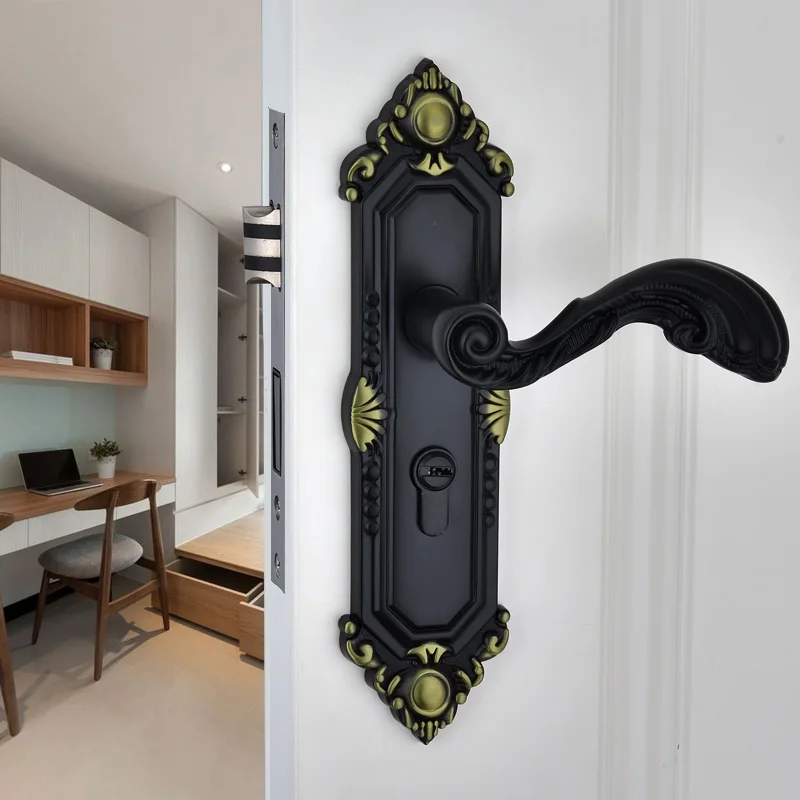 Твердая ручка из цинкового сплава внутренняя дверная замок немой Противоугонный