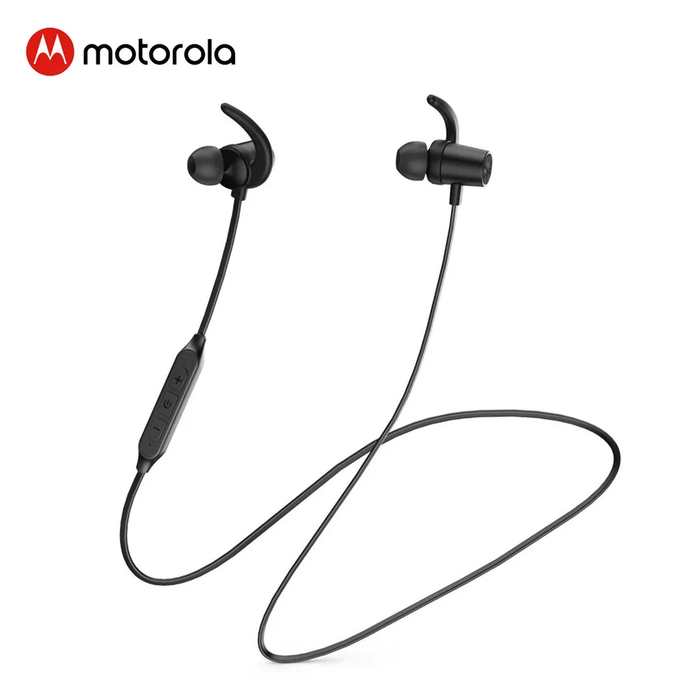 Спортивные водонепроницаемые наушники Motorola BT5.0 с поддержкой голосовых команд Alexa