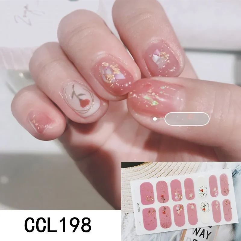 

New Cellophane Nail Stickers Nail Art Transfer Sticker Paper Slider Nail Water Decal Design Nail Stickers Designer Nail Foil