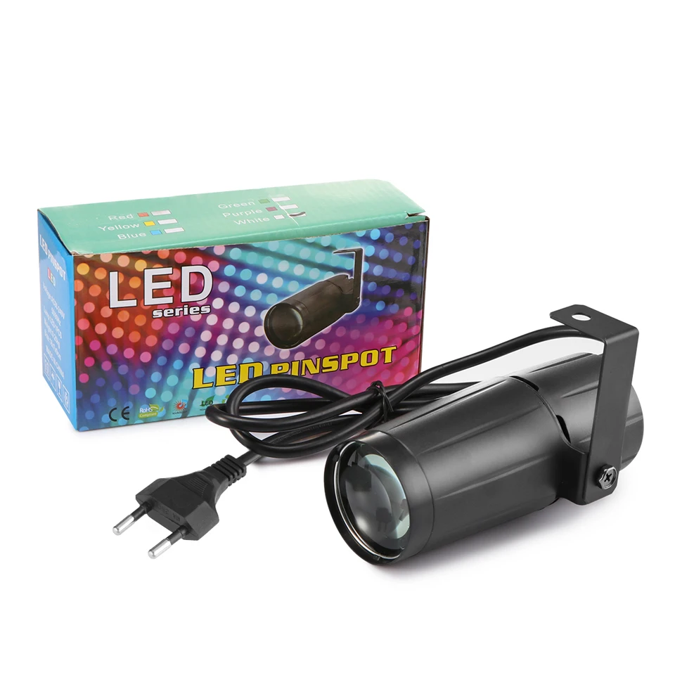 Суперъяркие лампы зеркальные шарики 3 Вт светодиодный белый луч световые для