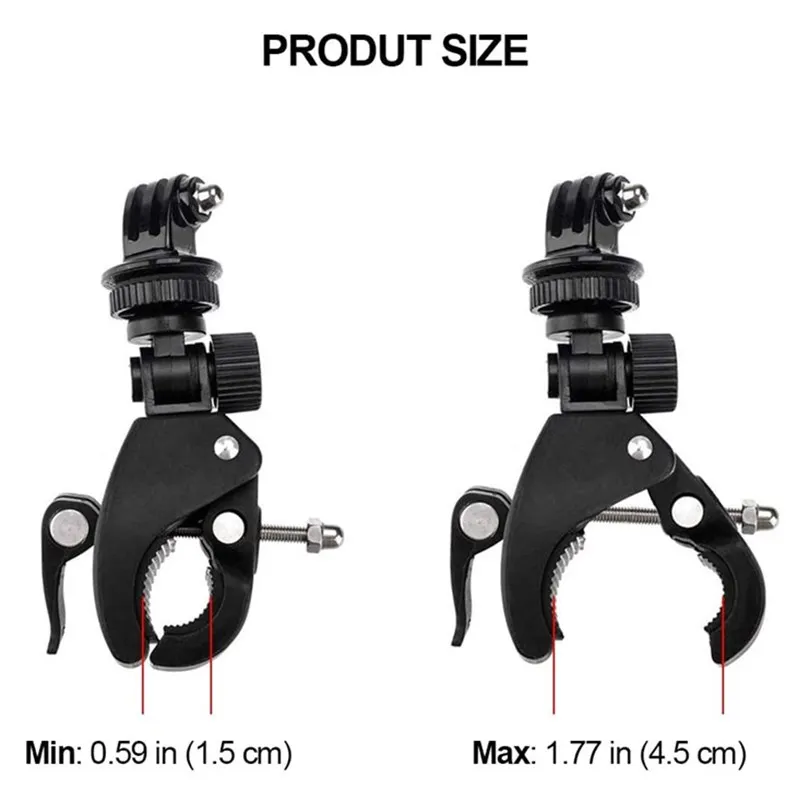 Крепление на руль для велосипеда и мотоцикла штатива адаптер Gopro Hero 1 2 3 4 ручка