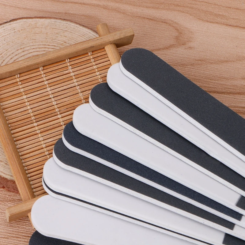 Пилка для ногтей 1 шт. блестящая 3 стороны Полировочная полировальный Маникюрный