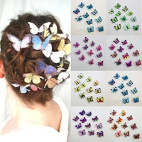 hair clips multicolor butterfly wedding bridal hairpin 5pcs festival party hair accessory