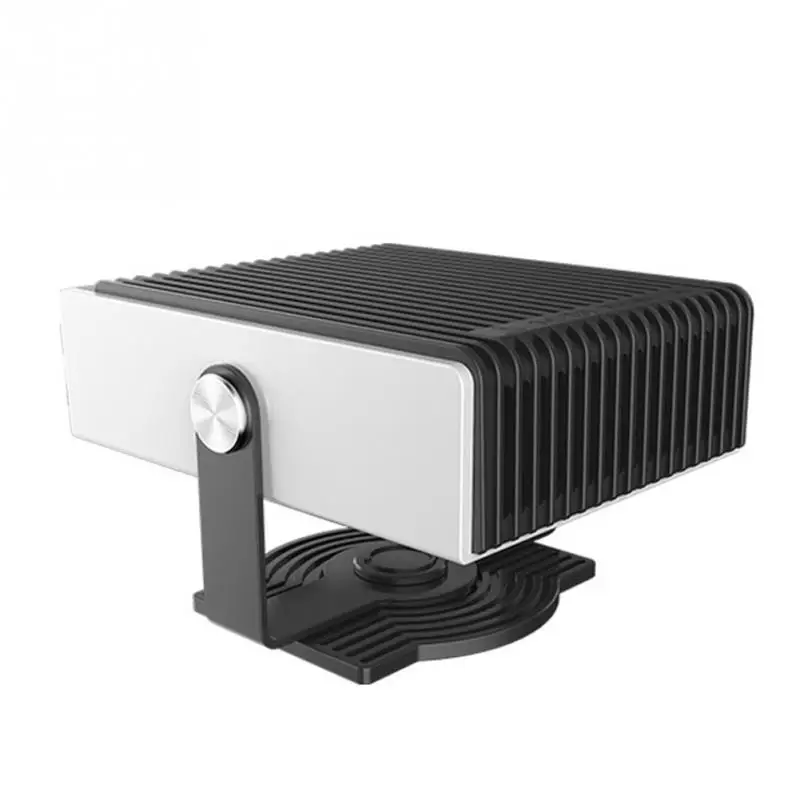 white and black 12 V 150 W быстрый нагрев обогреватель Керамика поворота основы влагоулавливатель автомобиля лобового стекла автомобиля Нескользящие теплые интерьер автомобиля нагреватель Портативный - Color Name: white and black