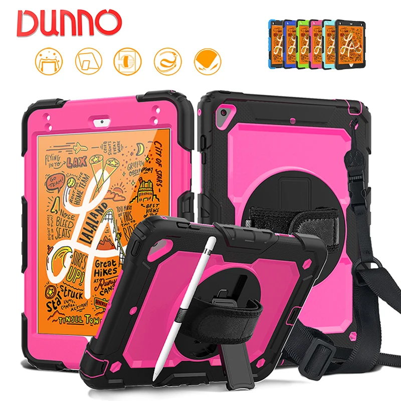 

Чехол для iPad 2019 Mini, чехол 7,9 дюйма для iPad Mini 4 Mini 5, чехол для iPad Mini, чехол с защитой от падения, поворотный ремешок на плечо