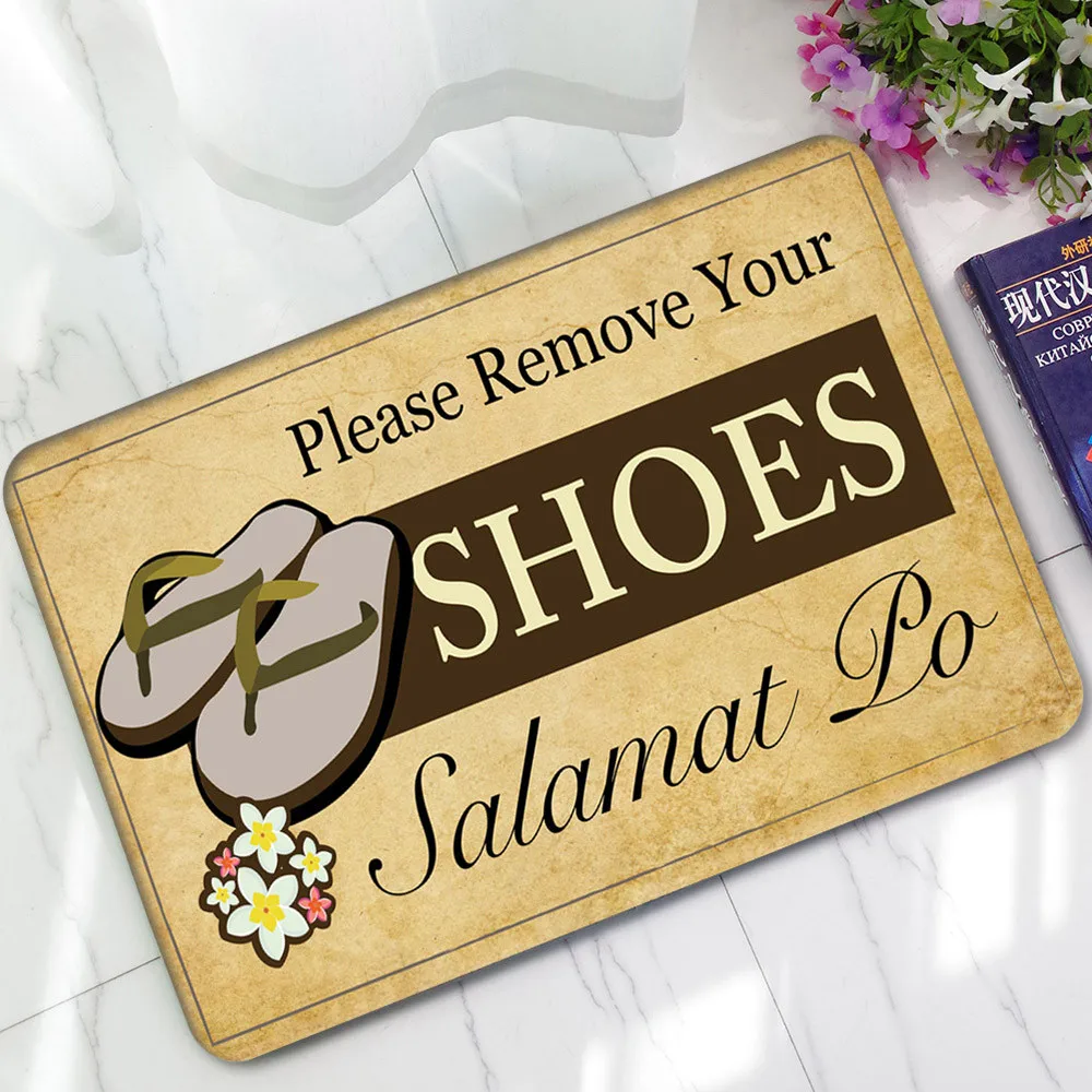 Креативный Забавный коврик с буквенным принтом 40x60 см для дома и входа