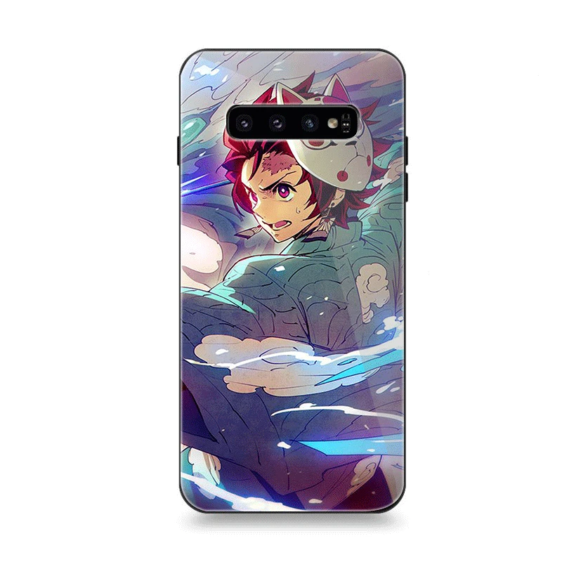 G9 Чехол для телефона Стекло для samsung A40 A50 A10 A20 A30 A60 A70 S10 S7 край S8 S9 Plus Note 8 9 крышка kimetsu без yaiba - Цвет: G9