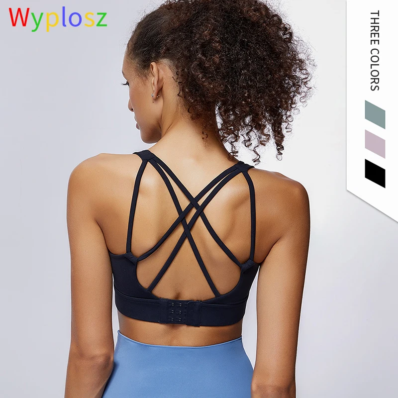 Wyplosz женский спортивный бюстгальтер с высокой поддержкой пуш ап 2020 спортивные