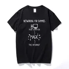 Футболка мужская сетчатая с коротким рукавом, Забавный компьютерный подарок, программирующая хлопковая рубашка с рисунком гика и ботаника, футболка