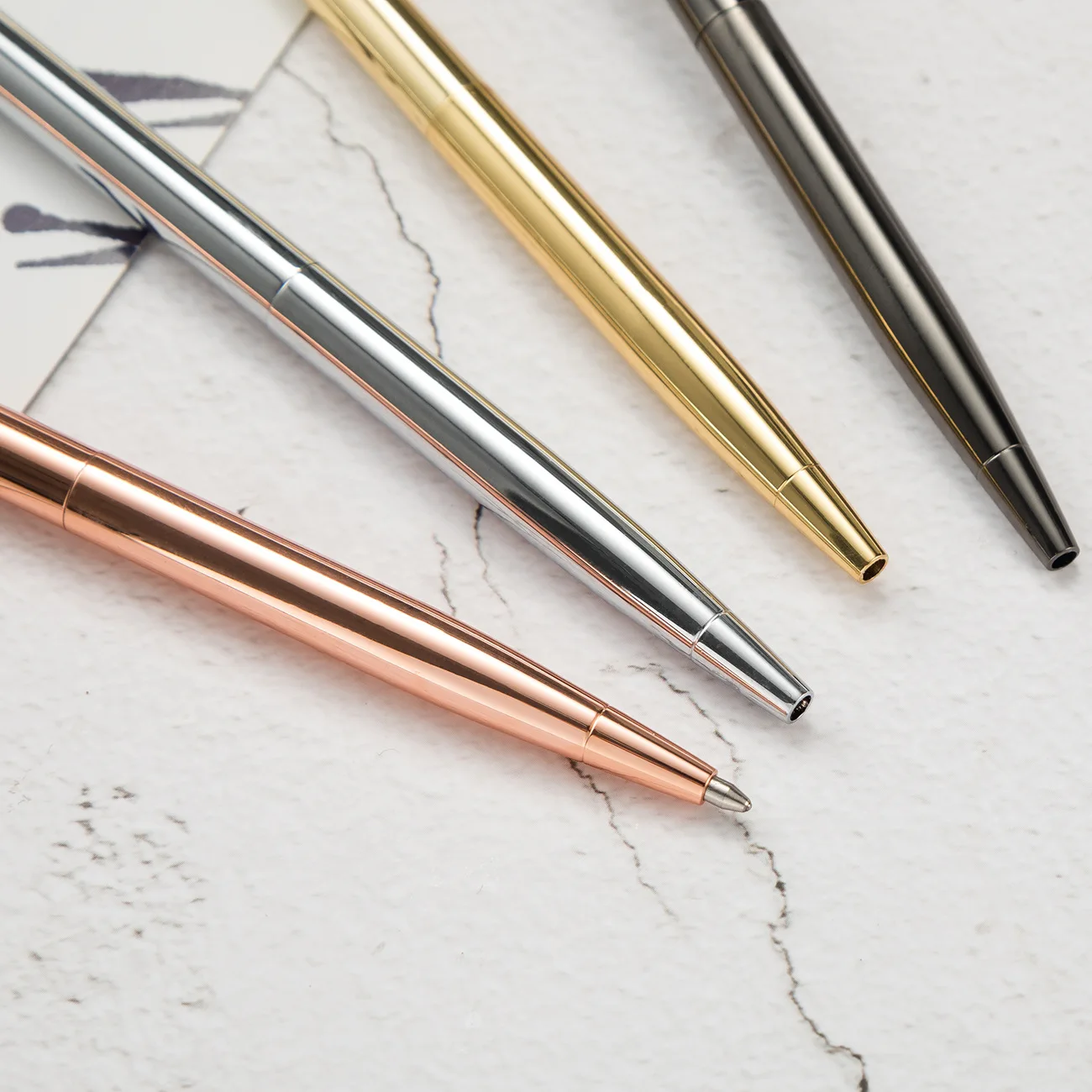 Креативная шариковая ручка с ананасом металлическая школьные и офисные