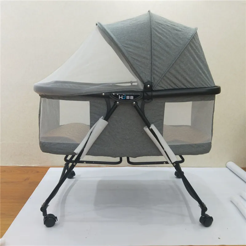 Многофункциональная портативная кровать для ребенка складная кроватка с