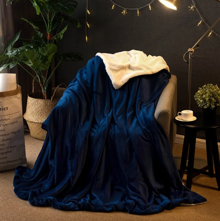 

Winter Wool Blanket Ferret Cashmere Blanket Warm Blankets Fleece Super Warm Soft Throw On Sofa Bed Dropshipping