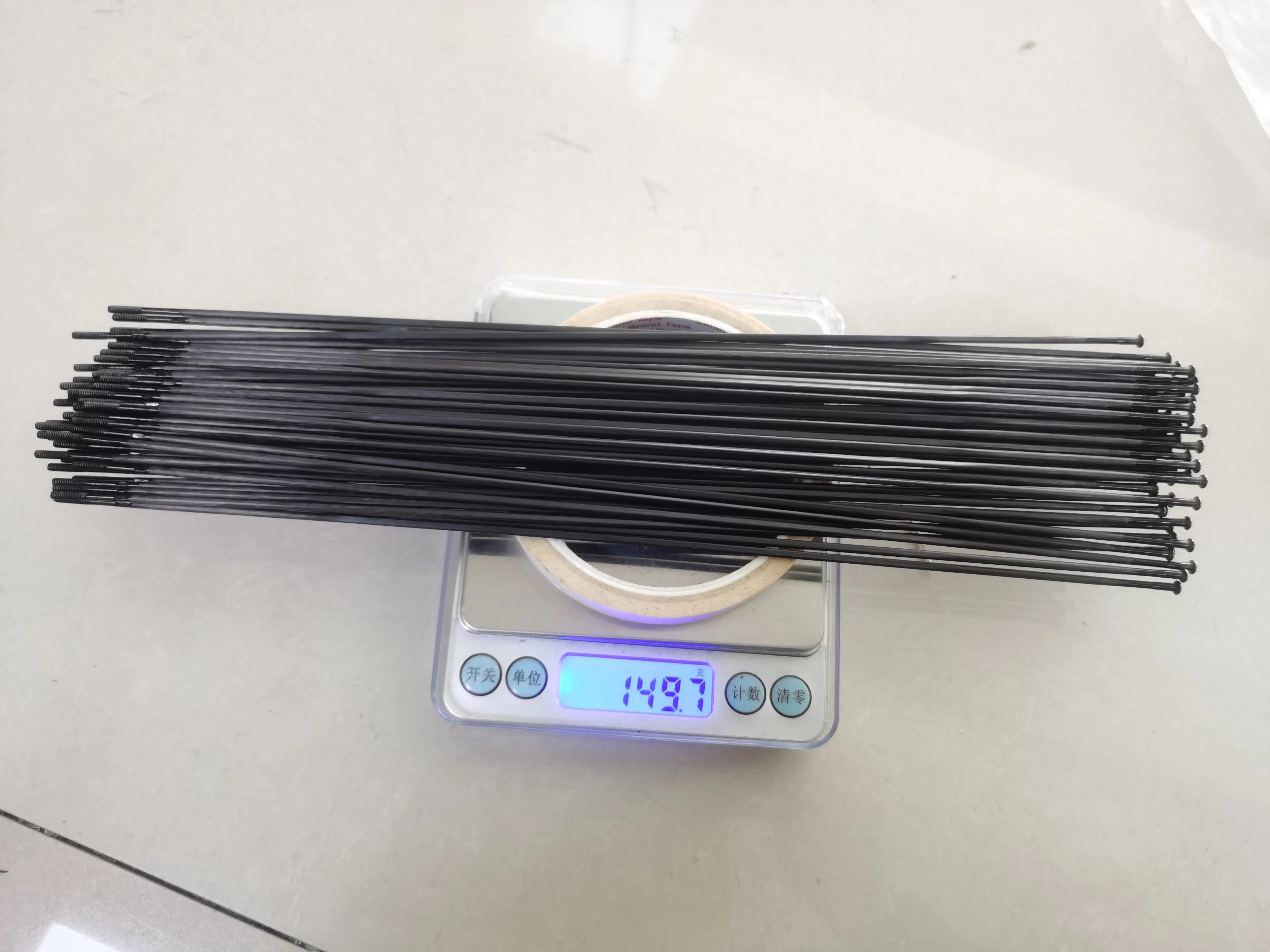 Спицы для велосипеда [CBWCS2.9SL]Carbonbeam T800 + T1000 прямой углерод тяги Длина спиц 254 мм-303 мм