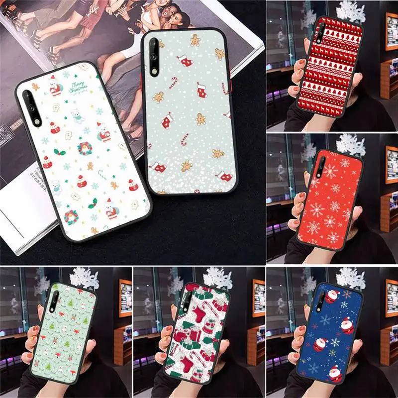 

Merry Christmas Phone Case for Huawei mate 9 10 20 20X 30 40 pro lite Fundas cover