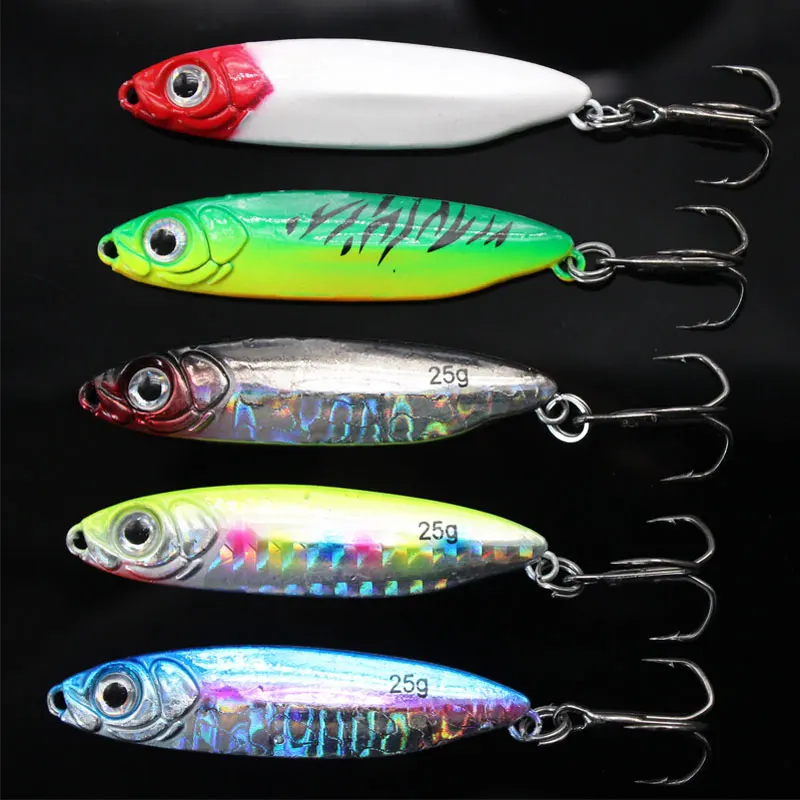 5 Color DRAGER Metal Cast Jig Spoon 7/10/15/18/25g Shore Casting Jigging Fish Sea Bass Fishing Lure Artificial Bait Tackle | Спорт и