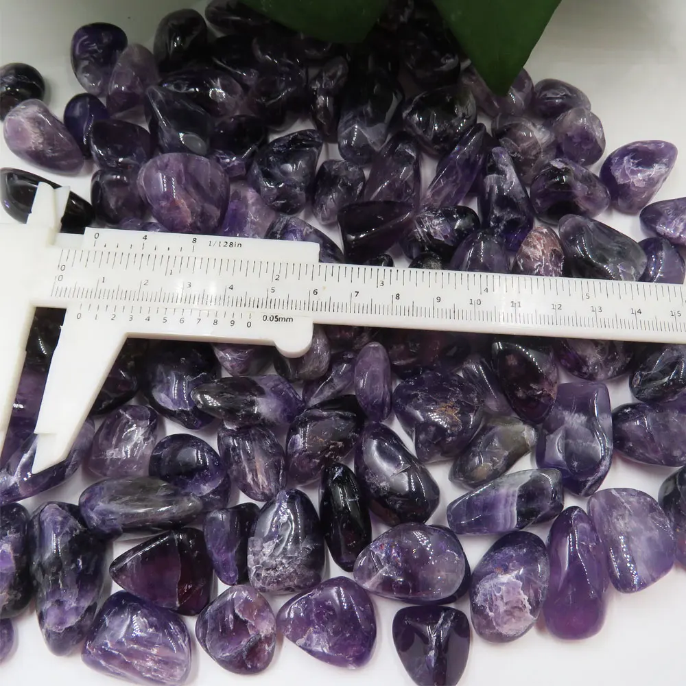 18 ~ 30 мм натуральный аметист обрушенный магнитный камень гравия бусины Чакра