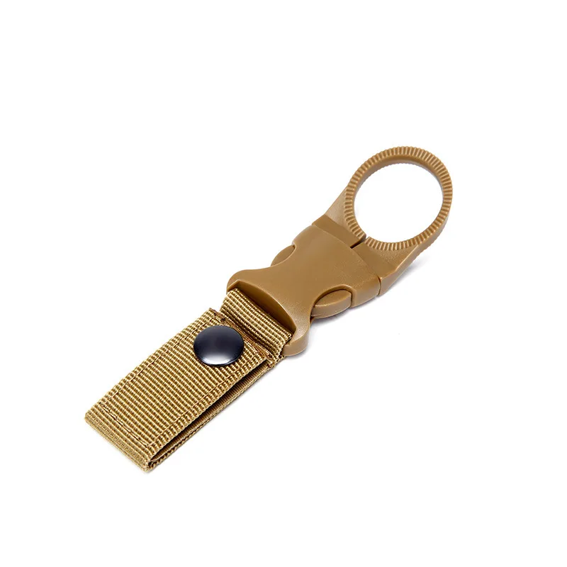 

Outdoor Military Nylon Webbing Water Bottle Holder Clip Climb Carabiner Belt Backpack Hanger Camp Multifunction Buckle Hook