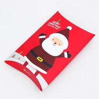 10pcs50pcs christmas pillow gift boxes for candy holiday xmas food bakery treat