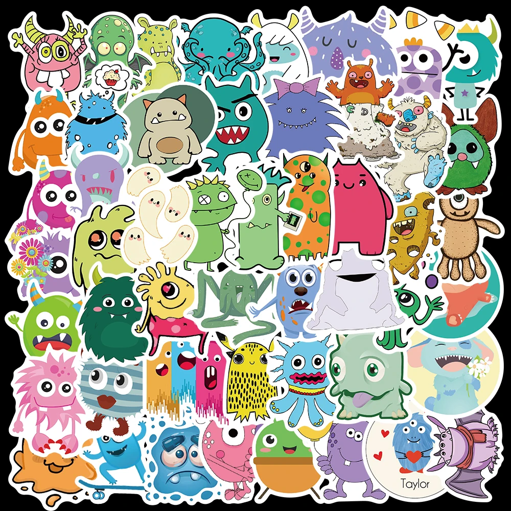 Наклейки Мультяшные для гитары багажа скейтборда чемодана 10/50 шт. | Игрушки и