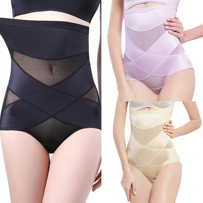 

Belly Slimming Panties High Waist Thong Shapewear Women Body Shaper Seamless Control Flat Lingerie