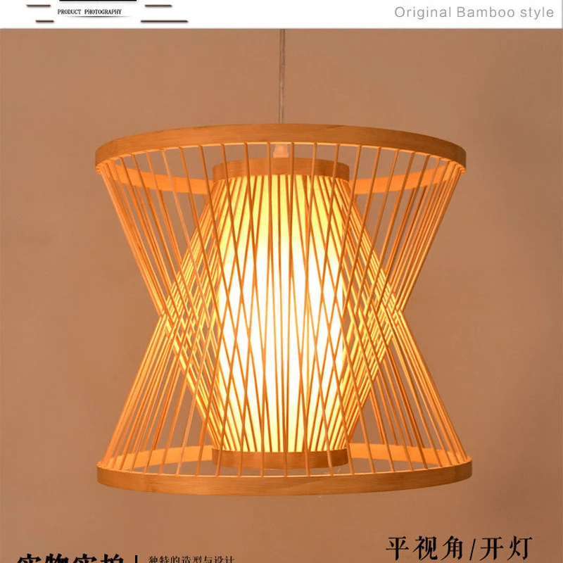 Бамбуковая клетка для птиц комплект плетеной мебели из ротанга подвесной светильник деревенский дизайн