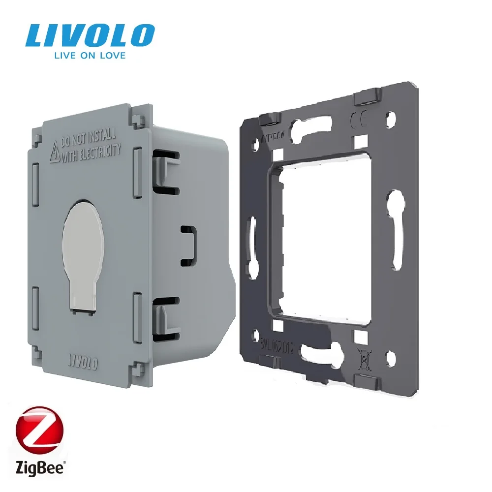 

LIVOLO Base Of Touch Screen ZigBee Switch,DIY 1 Way Acessories Switch,Without Panel,Of Replacement,DIY Products Radomly VL-C701Z
