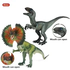 Фигурки Динозавров Юрского периода Oenux Dilophosauridae Велоцираптор, динозавр парк, Коллекционная модель, игрушки динозавры, подарок для детей
