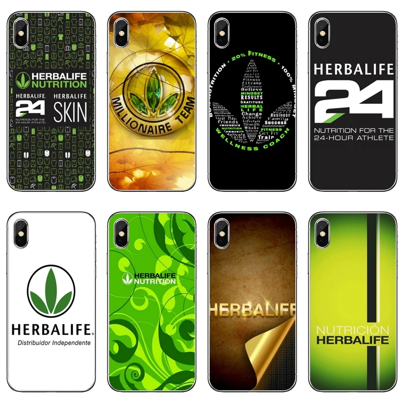 Прозрачный чехол Herbalife 24 для iPhone 11 pro XR X XS Max 8 7 6s plus SE 5s 5c iPod Touch 5 6|Бамперы| |