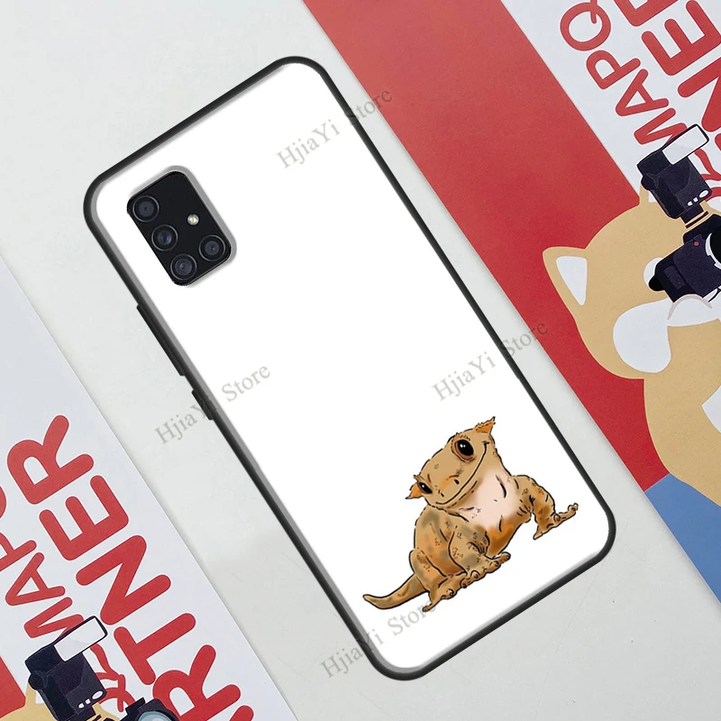 Чехол для Samsung A12 A32 A42 A52 A72 A20e A21S A11 A31 A51 A71 A70 A50 A10 A20 A02 S с изображением ящериц гекко.