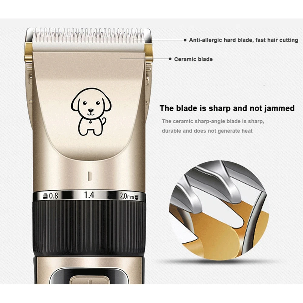 Машинка для стрижки домашних собак триммер волос с низким уровнем шума