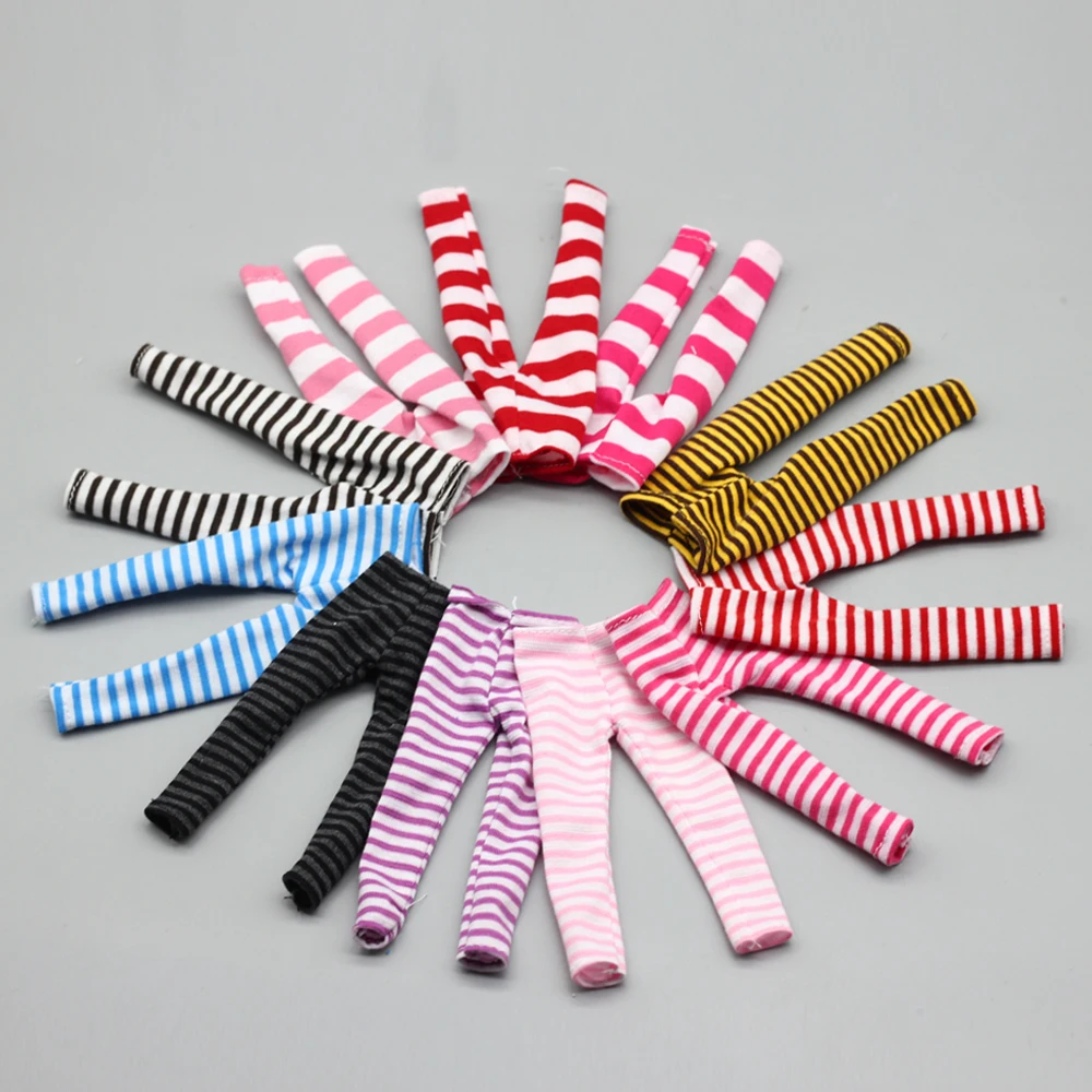 3 шт./лот повседневные штаны ручной работы карамельных цветов для 1/6 Барби Одежда