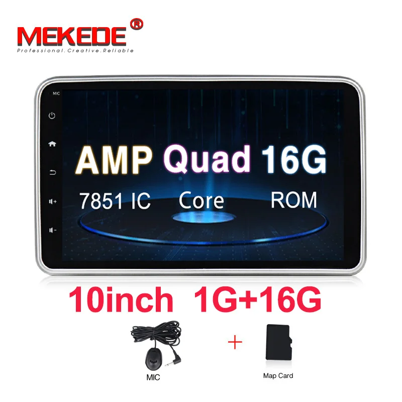 10.1inch 16G 1 din 10,1 ''android 9,0 2+ 32G автомобильный dvd gps навигатор радио плеер Автомобильный Универсальный для nissan kia toyota hyundai Volkswagen - Цвет: 10.1inch 16G