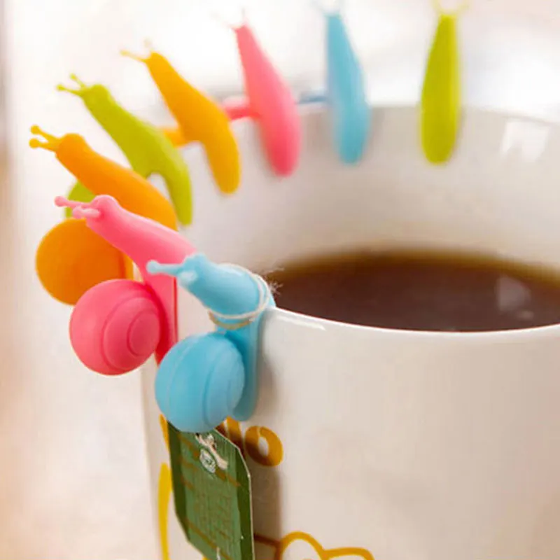 

Cute Rabbit Shape Silicone Tea Bag Holder Clip for Cup Mug, for Hanging Tea Bags Assorted Colors Best Gift for Home and Office