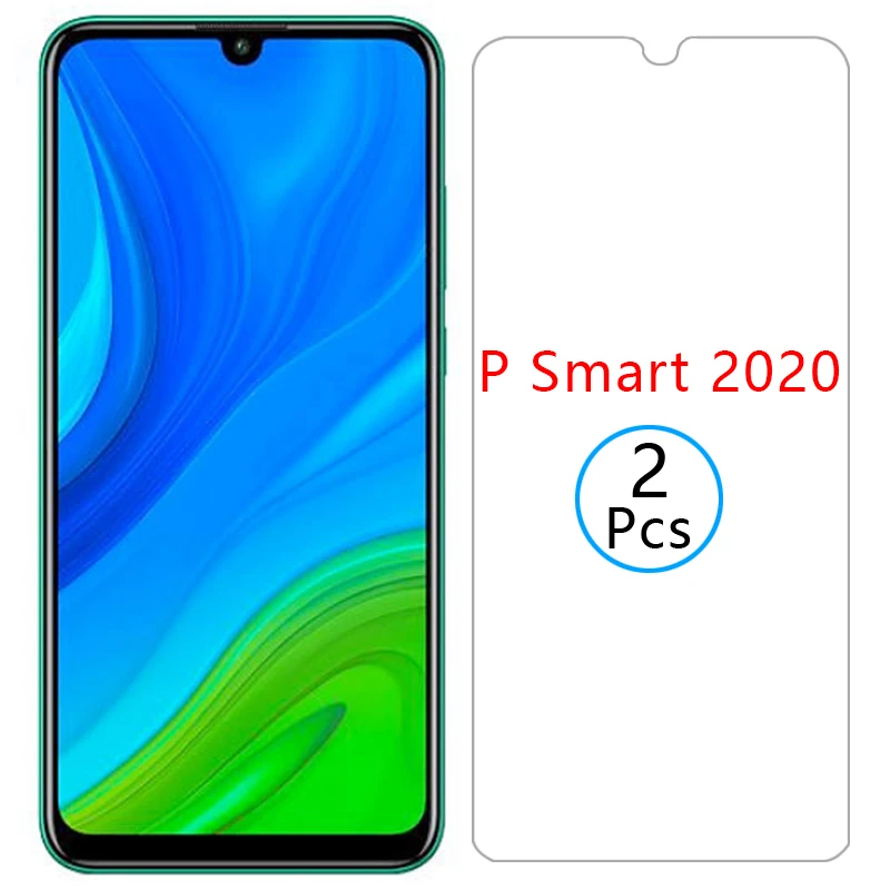 Закаленное стекло для huawei p smart 2020 защита экрана на huawey huwei hawei psmart smar smat защитная