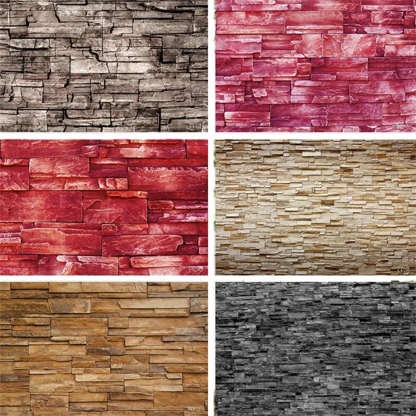 Реквизит для фотостудии Nitree фон фотосъемки Красный Ретро кирпич каменная стена