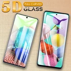 Закаленное стекло 5D с закругленными краями, для Samsung Galaxy A01, A11, A21, A31, A41, A51, A71, 5G, защита экрана с полным покрытием