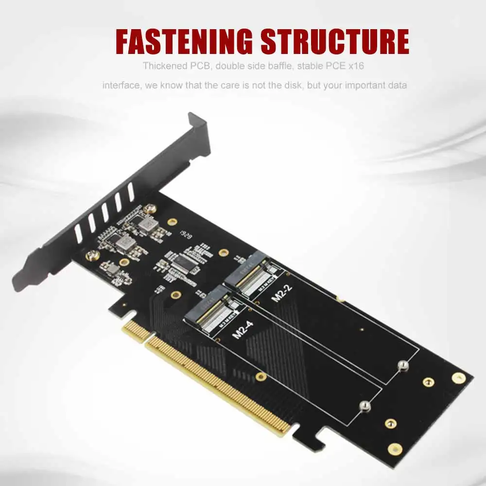 

JEYI iHyper m.2 X16 TO 4X NVME PCIE3.0 GEN3 X16 TO 4 * NVME RAID CARD PCI-E VROC CARD RAID hyperm.2x16 M2X16 4X X4 NVME * 4 RAID