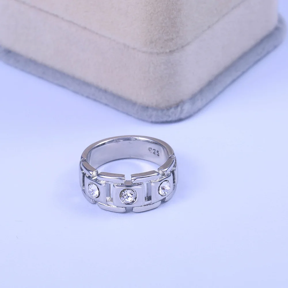 Модное мужское кольцо серебряные обручальные кольца для женщин обручальное с