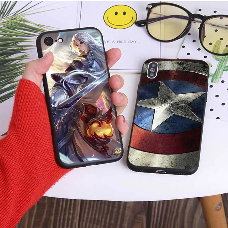For iPhone X XS MAX XR 7 8 6 6S plus 5S SE Clear Soft Silicone Phone Case game movie |
