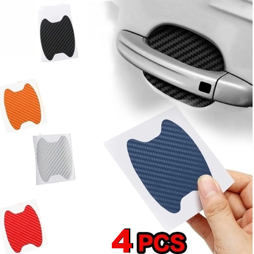 4 шт. автомобильные наклейки на дверь устойчивые к царапинам покрытие Защитная