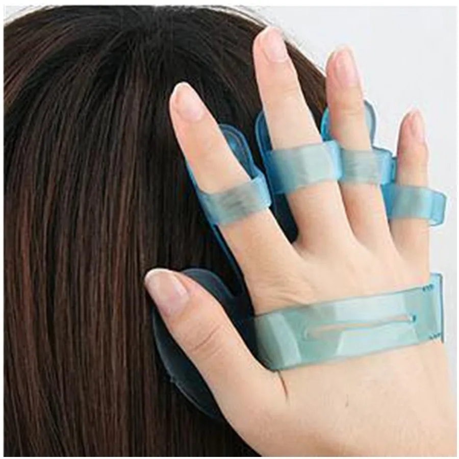 Новая гелевая насадка для волос ванны с перхотью чистая Чистка массаж щетка