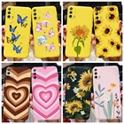 Для Oppo A74 чехол CHP2219 симпатичный цветок маргаритки Мягкий силиконовый чехол для телефона s для Oppo A74 5G A 74 CPH2197 задняя крышка OppoA74 чехол Coque