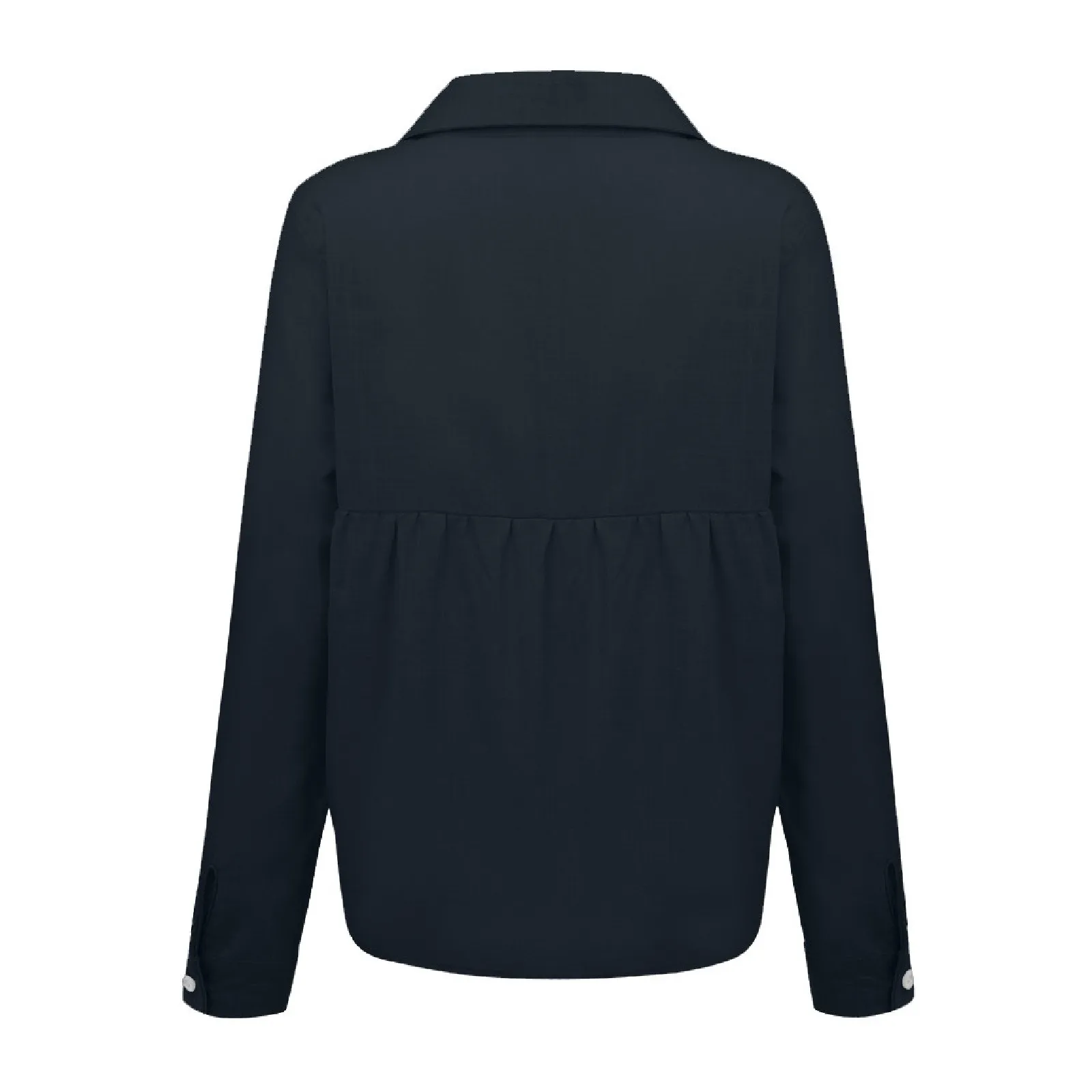 

Fashion Cotton Linen Women Shirt Blouse Casual Loose Buttons Solid Turndown Collar Long Sleeves Ladies Blouse Tops Blusas Mujer