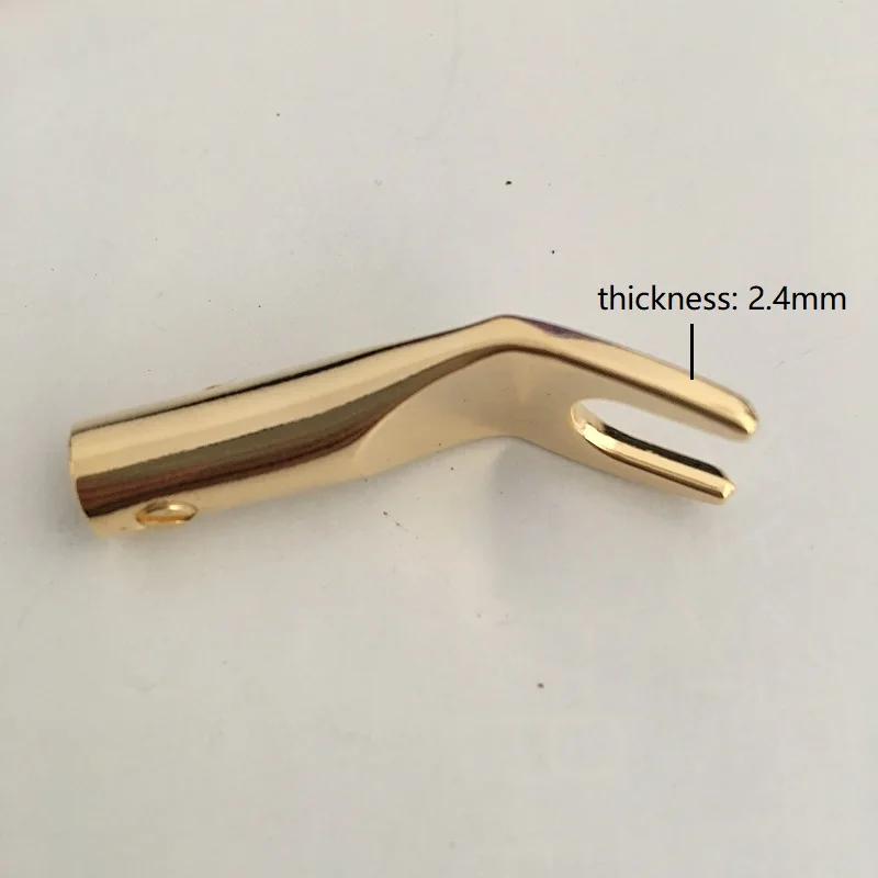 10 шт. u стиль Лопата Вилка типа &quotбанан&quot позолоченная тюнинговая вилка пайка